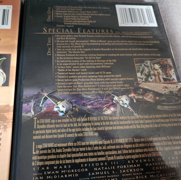 Star Wars DVDS - Picture 5 of 9